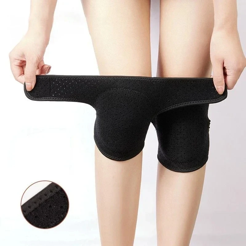 Indoor Fitness Sport Knee Pads Dance Yoga Ballet Safety Brace Breathable Anti-Collision KneeLet Basketball Soccer Sleeves