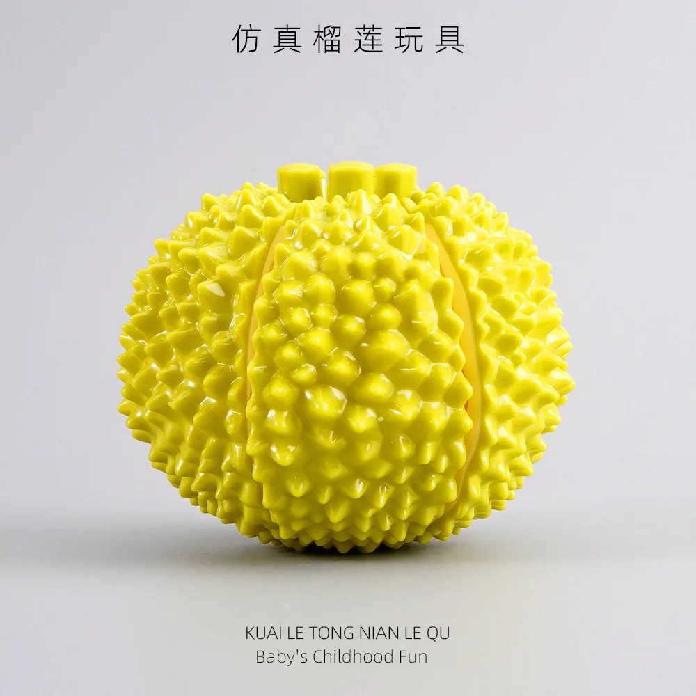 Juguete Durian de fruta y comida de corte divertido para niños, juguete educativo para el desarrollo de habilidades básicas tempranas, juguete sensorial de cocina para jugar a las casitas