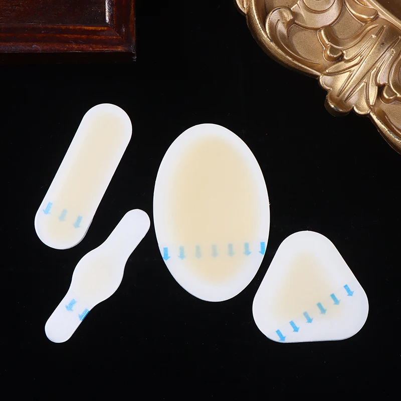 แผ่นปิดแผลพุพองแบบใส 24/28/36 ชิ้น แผ่นเจลไฮโดรคอลลอยด์ แผ่นปิดแผลพุพอง แผ่นรองแผลพุพอง สำหรับส้นเท้า เท้า นิ้วเท้า และปกป้องผิว