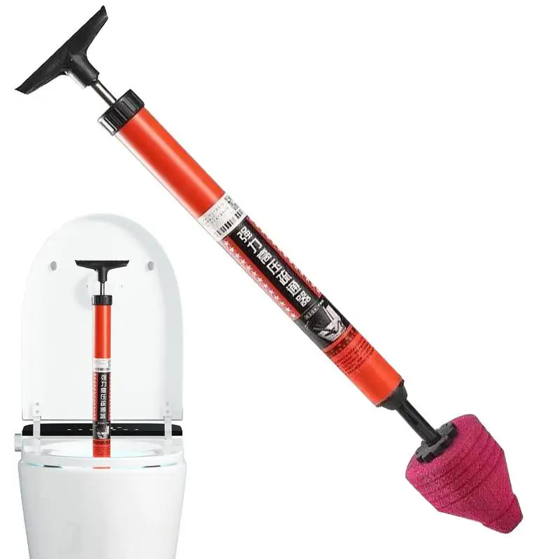 

High Pressure Toilet Unblock Toilet Pipe Plunger Quickly Unblock Household Toilet Sewer Dredging Plunger toilet unclogger