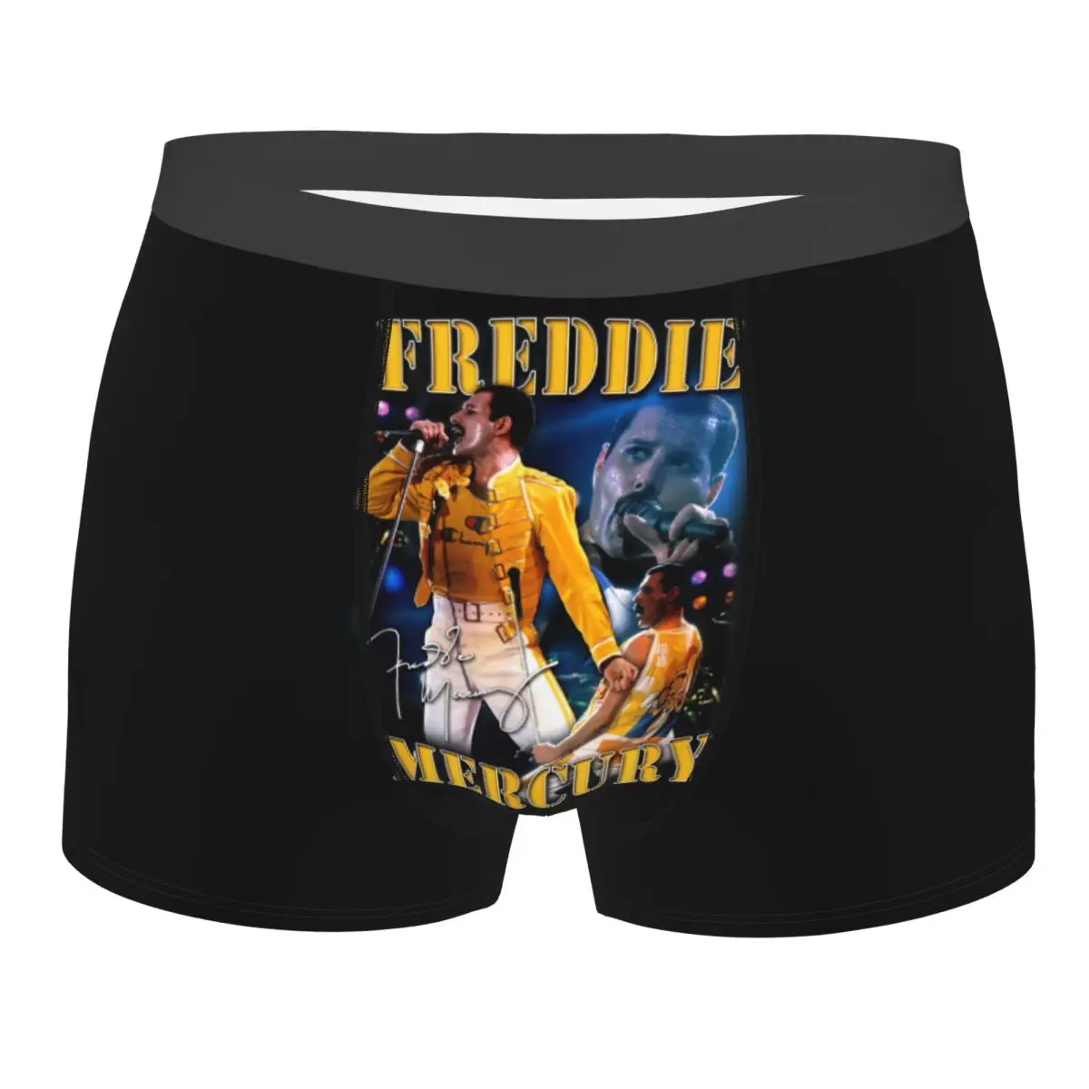 

Трусы-боксеры Freddie Mercury для мужчин, нижнее белье с 3D принтом, женские трусы