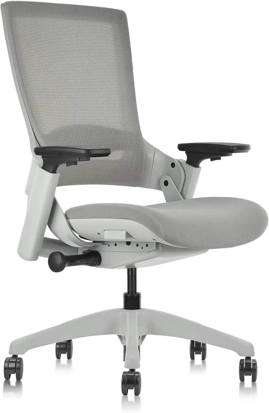 CLATINA Office Chair Swivel Executive Chair, Adjustable Ergonomic Computer Chair with 3D Armrest and Lumbar Support, Mesh Backre