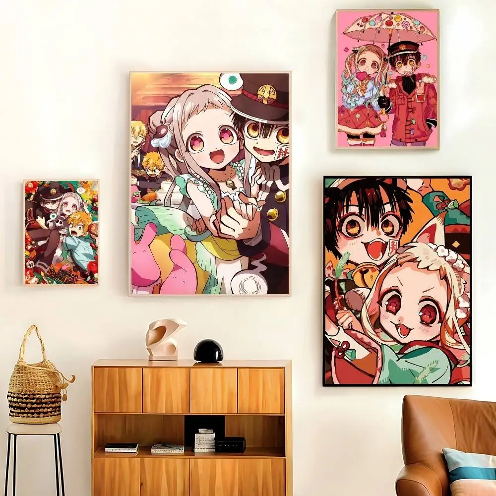 T-Toilet B-Bound H-Hanako Kun Colorful Poster HD Quality Wall Art Retro Posters For Home Room Wall Decor Kawaii Room Decor