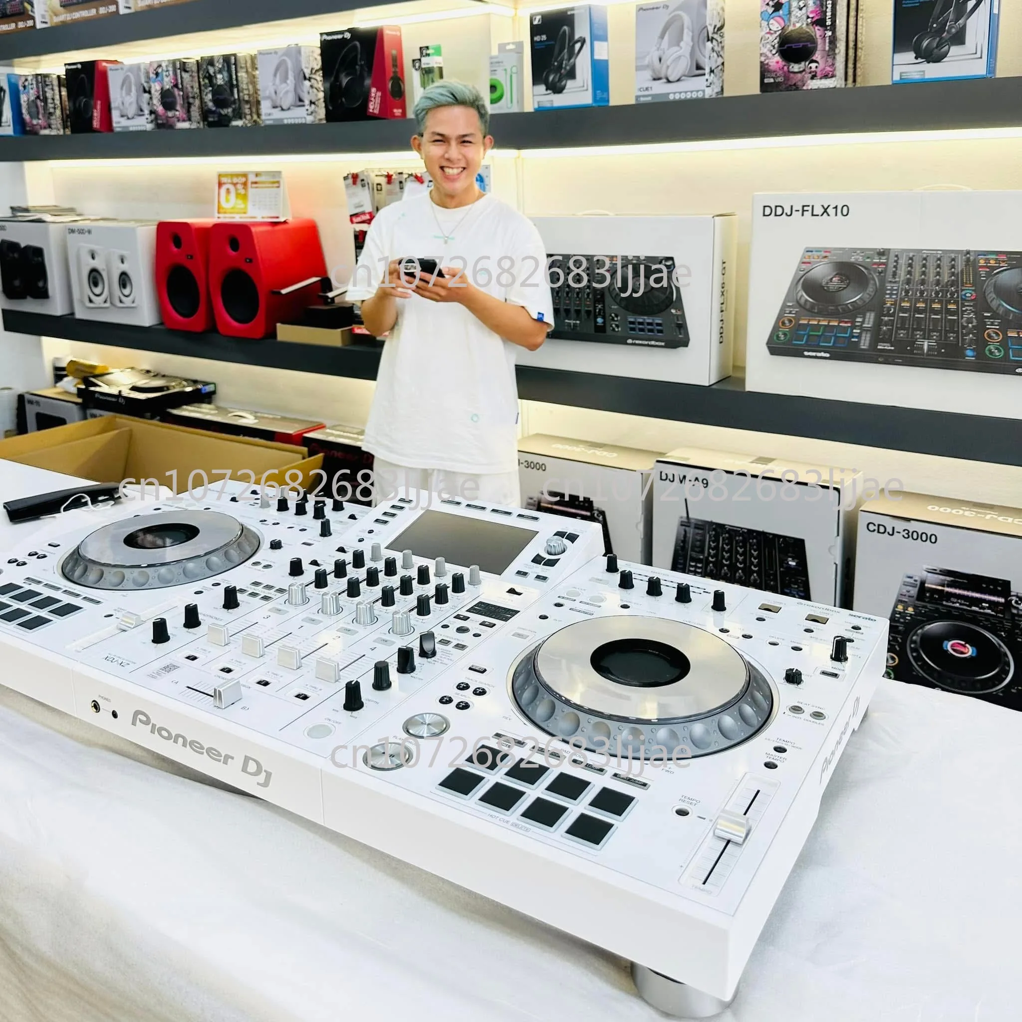 Pioneer XDJXZ White Limited Edition XDJ-XZ RX3 RR الكل في واحد Digital DJ Dial National Bank #5