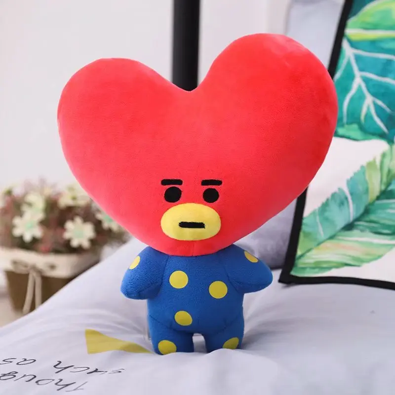 رائعتين Kpop المعبود صورة أفخم أنيمي المعبود صورة محشوة دمية شيمي كوكي تاتا Rj منغ كويا هزاز اللعب هدية عيد الميلاد ل A.R.M.Y