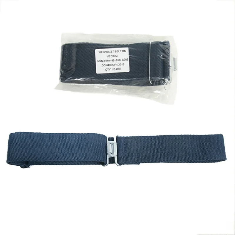 

Темно-синий холщовый простой пояс