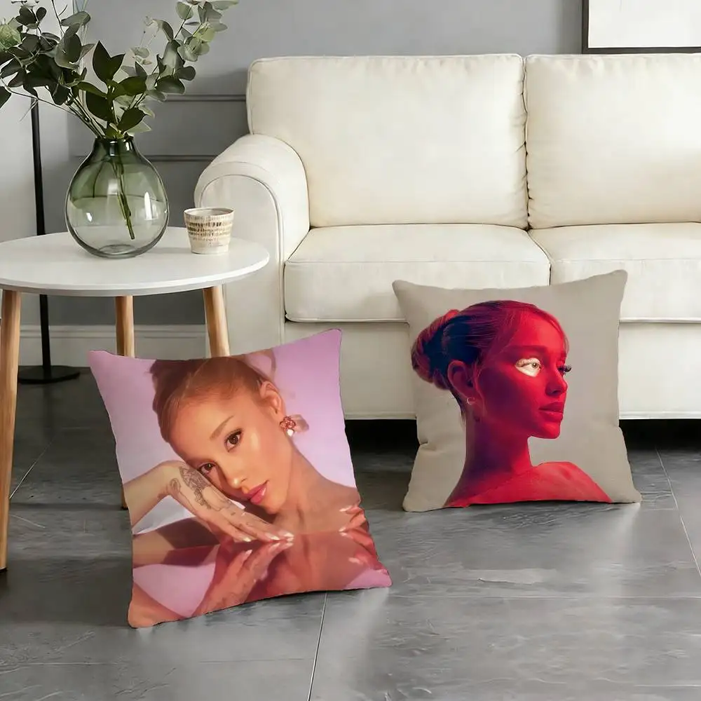 Singer A-Ariana g-Grande Pillow Case Pattern Printed Pillowcase For Living Room Sofa Cushion Cover