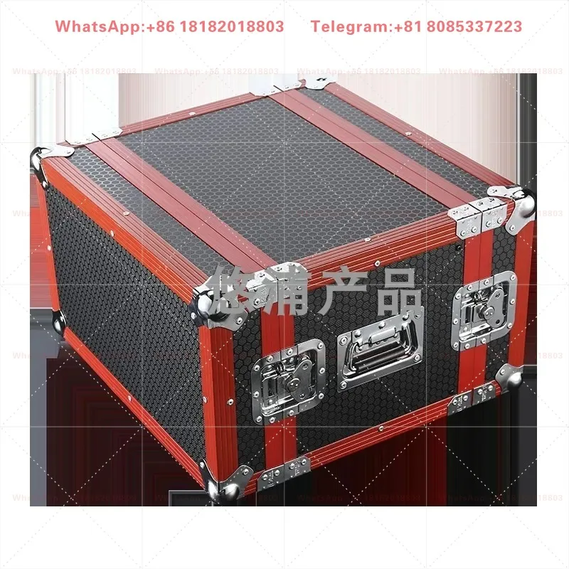 Aviation Case 4U Video Processor Box With Expandable Extra Drawers For Signal Sending Cards
