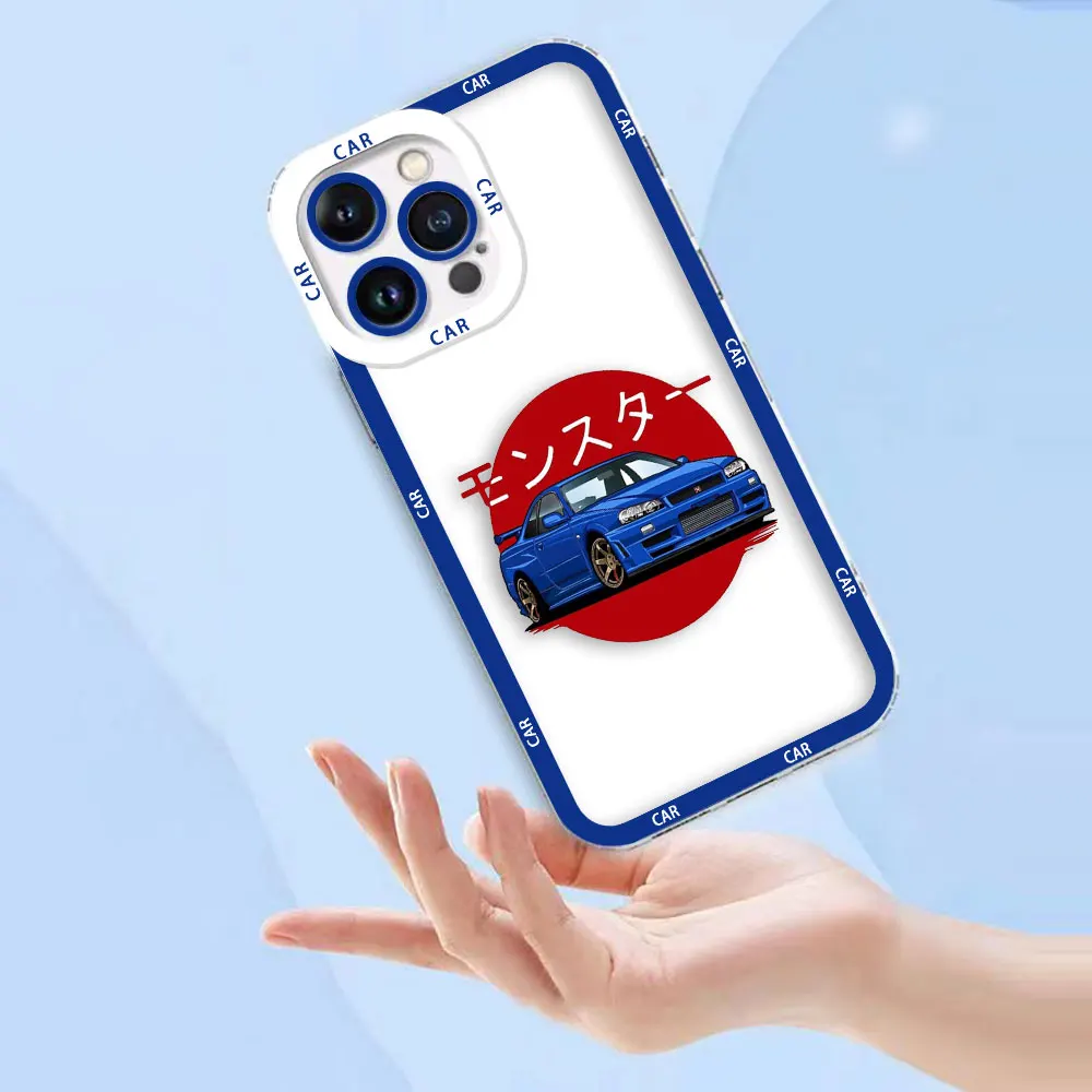 سريع غاضب السيارات الرياضية واضح جراب هاتف ل Redmi K40 K60 15C 14C 13C 13 12 12C 10 10C 10X 10A 9 9C 9T 9A 8 7 A1 A2 A3 A5