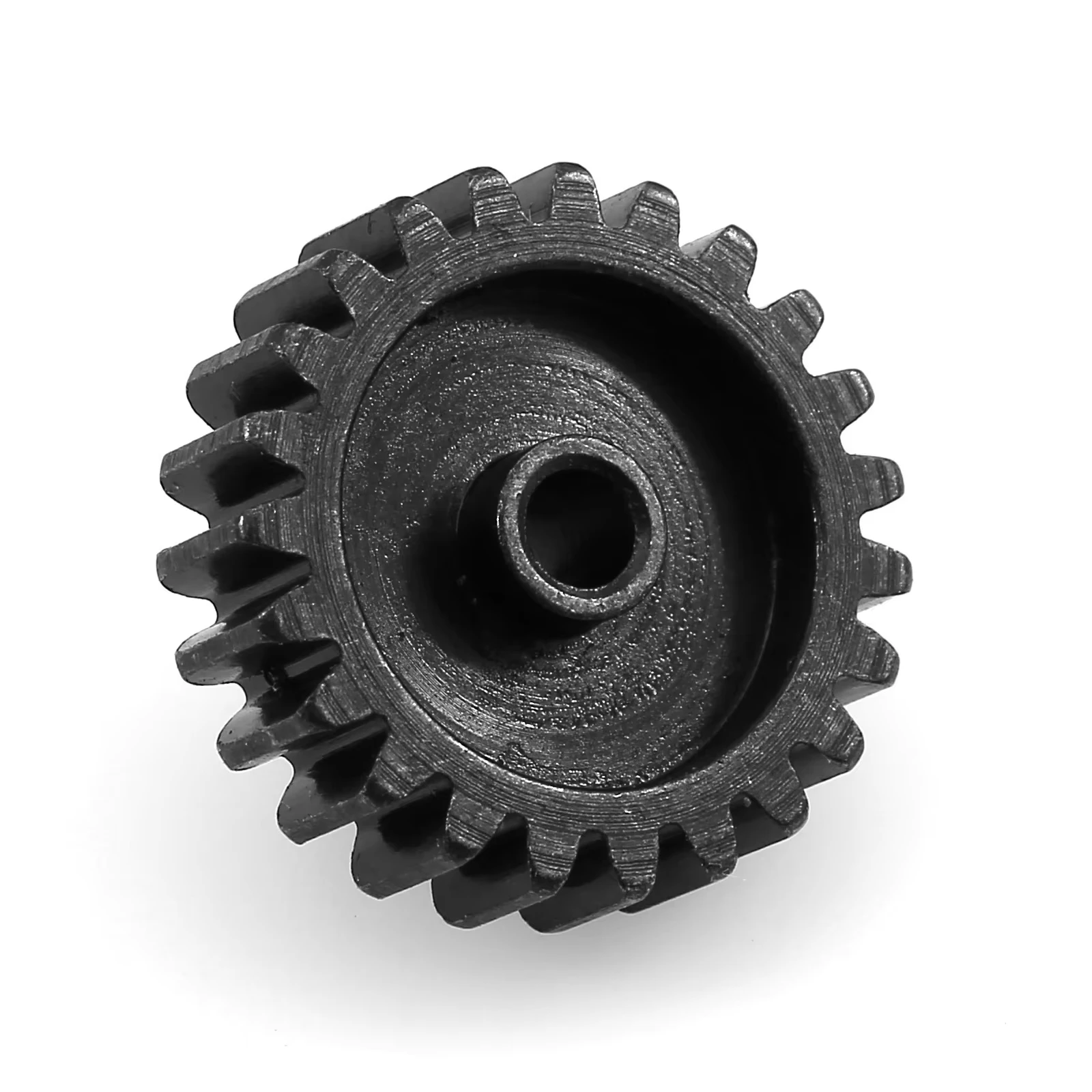 M0.8 3.175mm Gehärteter Stahl Metallzahnrad 10T 11T 12T 13T 14T 15T 16T 17T 18T 19T 20T 21T Motorgetriebe für 1/10 RC Auto Upgrade-Modifikation – Detail 3