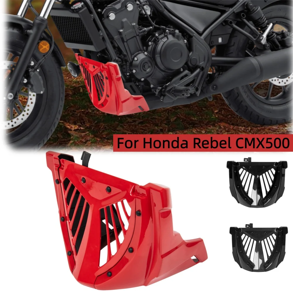 

Belly Pan Fairing Cover Motorcycle Lower Engine Protector for Honda Rebel CMX500 2017-2025 23 Heat Dissipation Cowl Accessories