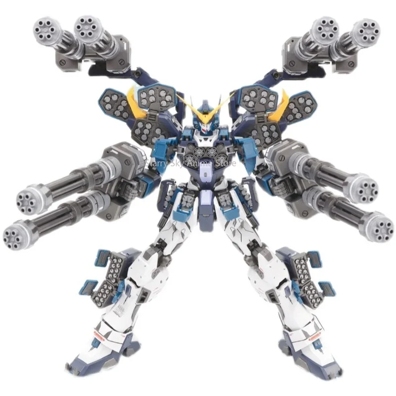 SUPER NOVA MG 1/100 MODEL BLUE HEAVY ARMS CUSTOM UNCHAINED WITH Shoulder Weapon Assemble Model Assembling Action Figure