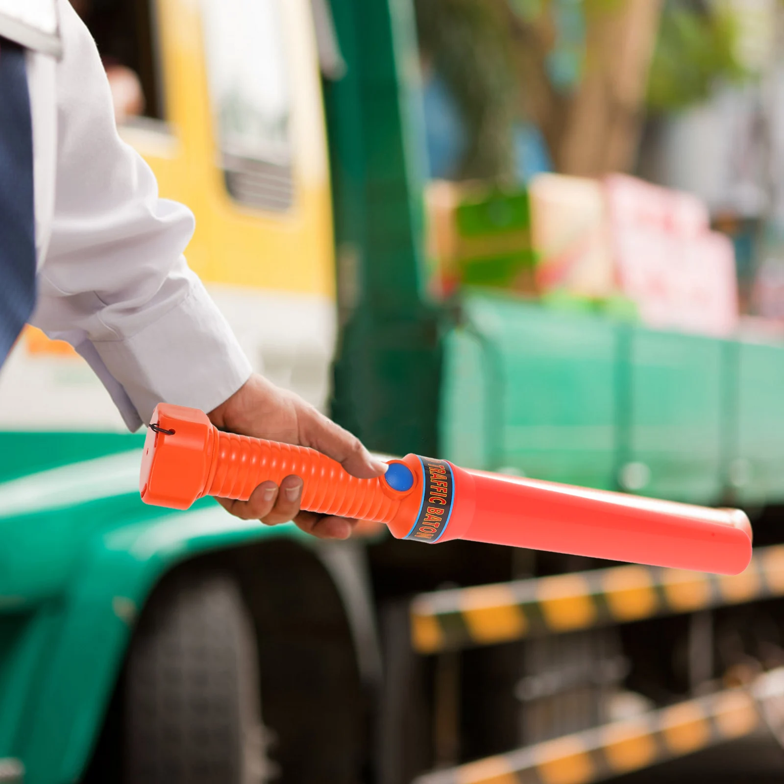 

Led Traffic Wand 36.5Cm Waterproof Night Safety Baton For Airport Parking Direction Portable Warning Flashing Torch