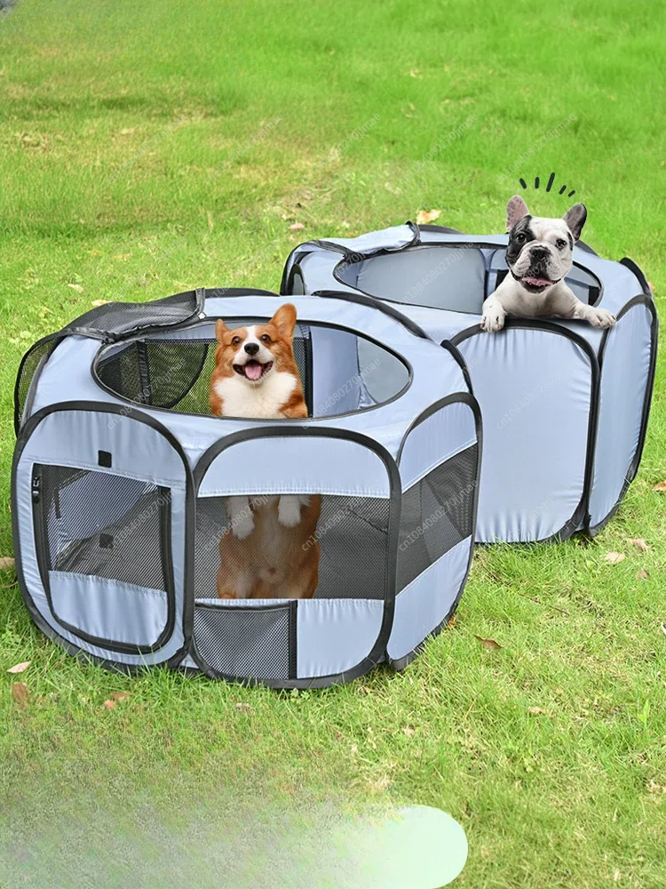 Pet Outdoor Tent Portable Foldable Out Summer Kennel Four Seasons Universal Litter Delivery Room