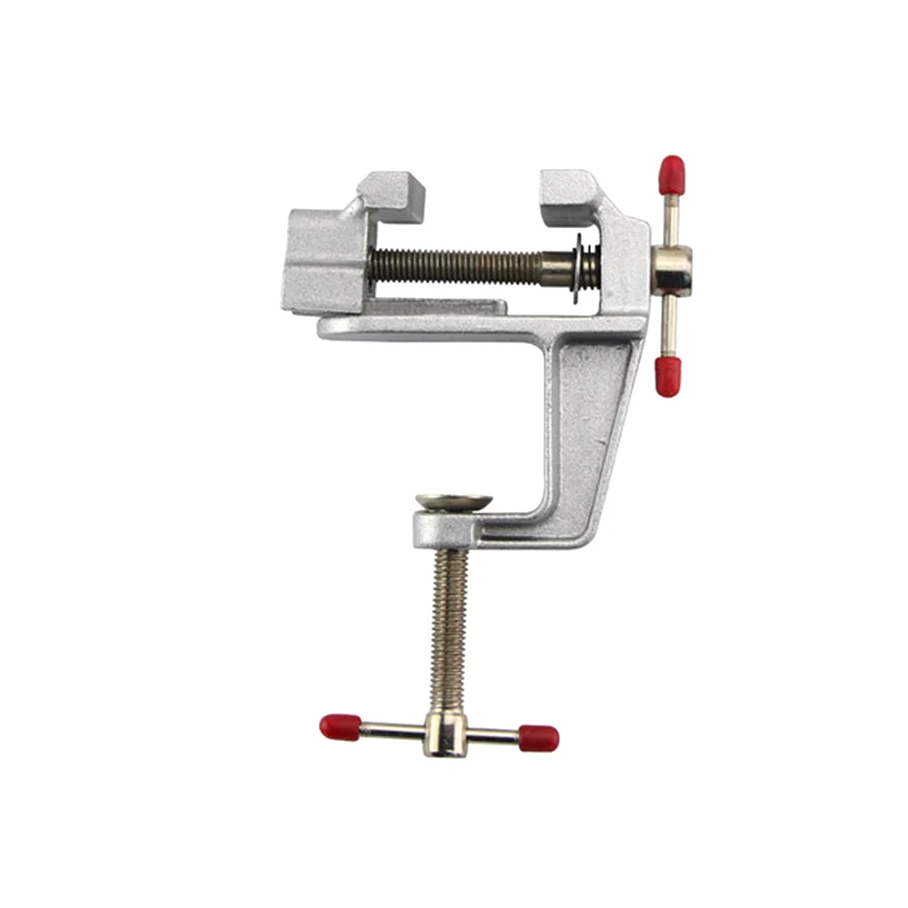 Tischschraubzange aus Aluminiumlegierung, 30 mm, Tisch- und Werkbankklemmschraubzange für DIY-Handwerk, Formenfixierung und Reparatur – Detail 5