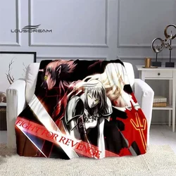 Claymore Anime Blanket Classic Cartoon Fashion Flannel Fluffy Fleece Throw Blanket Children Christma Gift Sofa Travel Camping