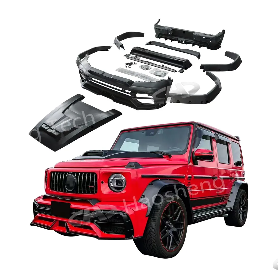 G63 W464 W463A G Wagon Offroad Exterior Car Accessories Body Kit For Mercedes Benz G Class 2019-2024 Front Bumper Rear Diffuser