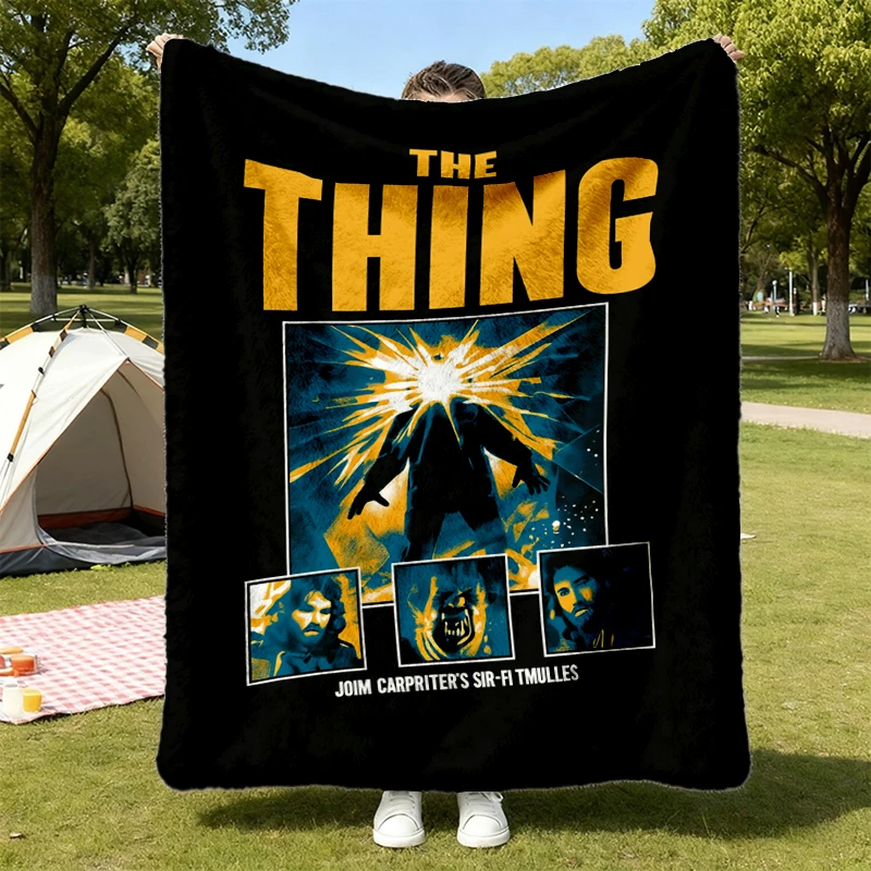 Thing Sci-Fi Horror Soft Blanket, John Carpenter MacReady Antarctic Comfy Blanket