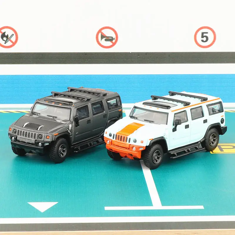 JKM 1:64 Hummer H2 Alloy Car Diecasts & Toy Vehicles Car Model Miniature Scale Model Car For Children