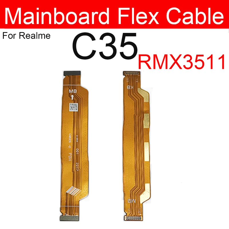 Motherboard Flex Cable For Oppo Realme C2 C3 C11 C12 C15 C17 C20 C35 Q3 Pro V3 V5 Q2 K7X V11 V15 LCD Mainboard Connect Ribbon