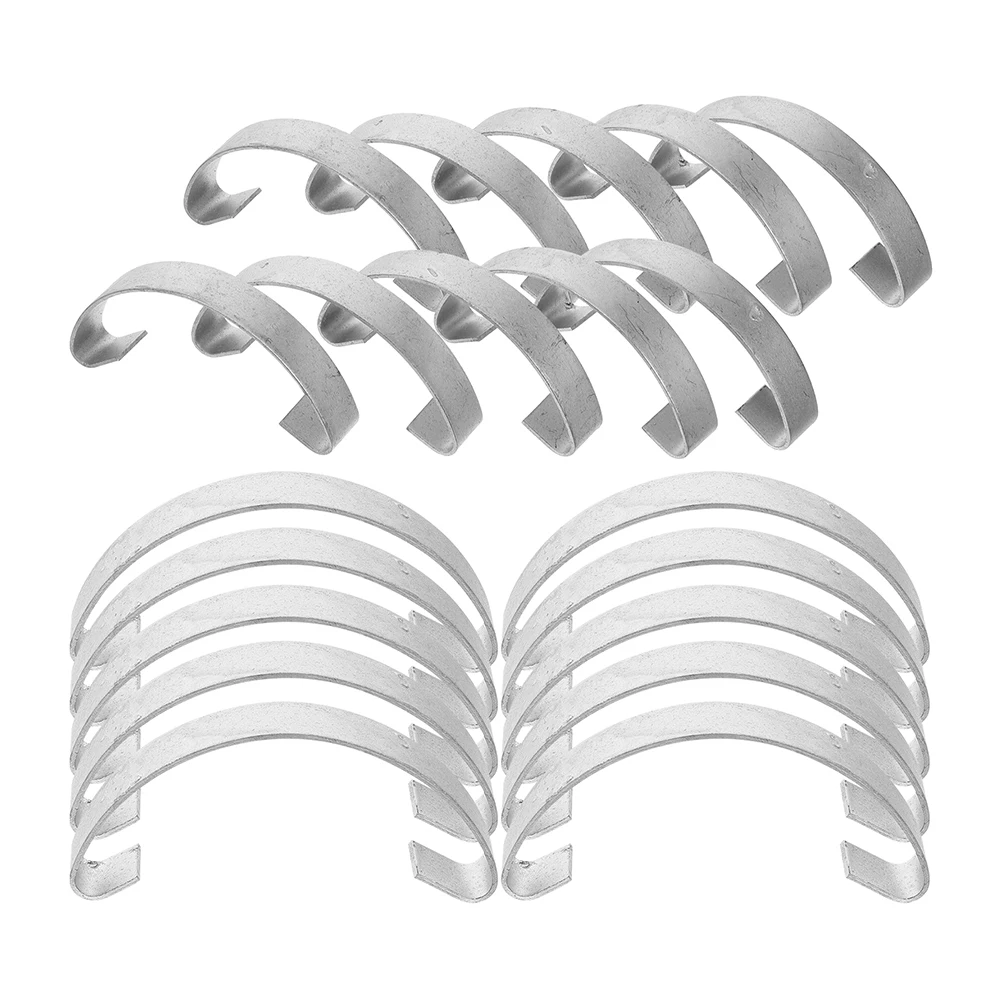 

30pcs Steel Chicken Cage Door Hooks Buckle Replacement Parts Securing Clips Pet Accessories Breeding Equipment