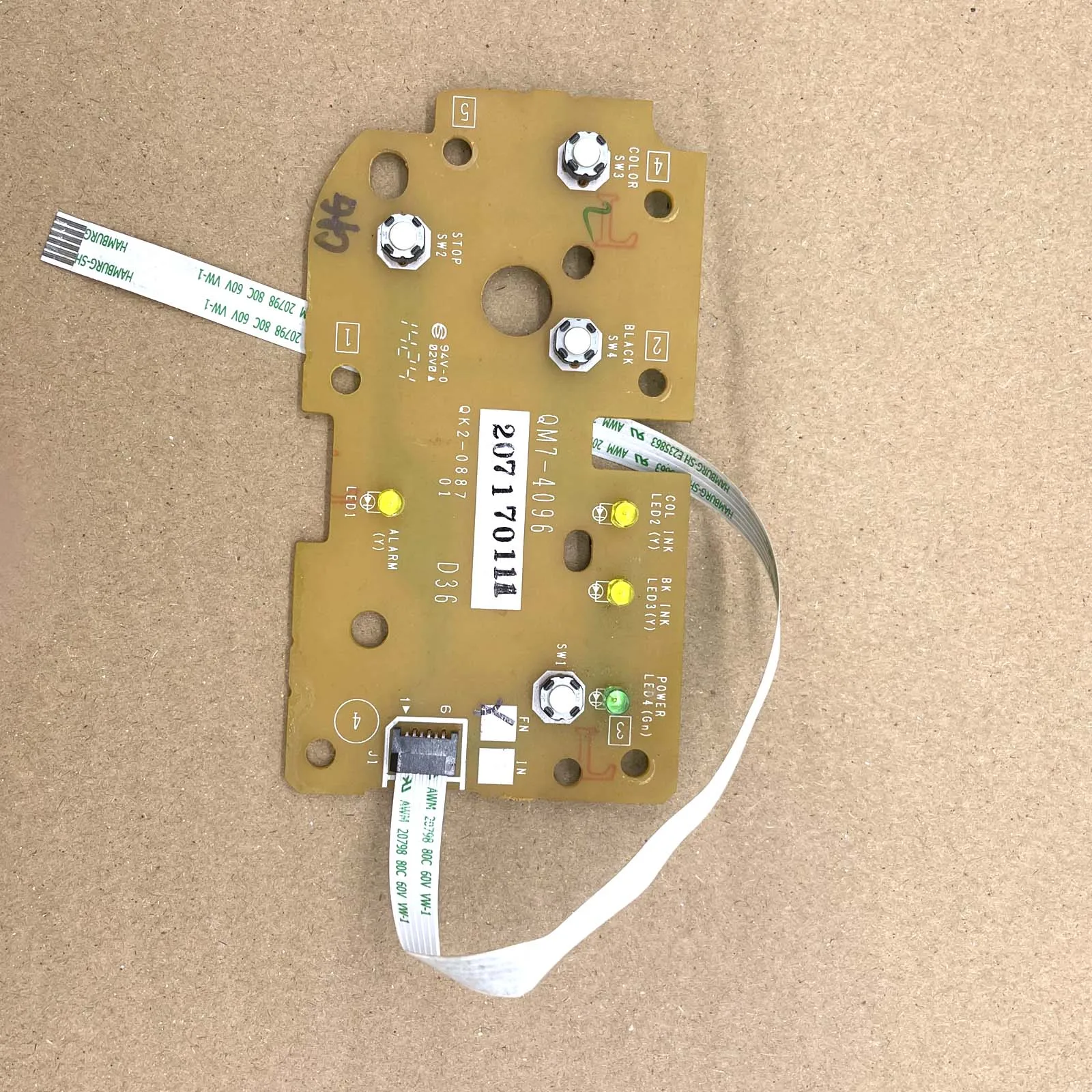 Mp236 Indicator Button Board QM7-4096 Fits For Canon mp 236 Printer Parts