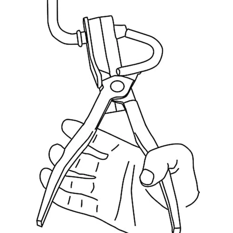0XLD Multi-function Exhaust Suspension Tong Tool Separates the Rubber Supports from Exhaust Hanger Brackets High Quality