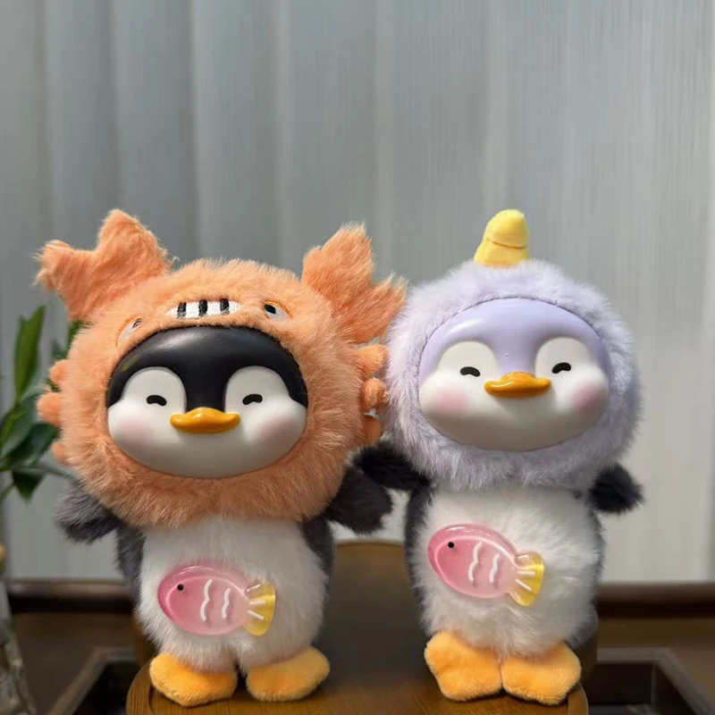 Porte-clés pendentif pingouin en peluche en vinyle, mignon et créatif, pour sac à dos, tentures, cadeaux de décoration