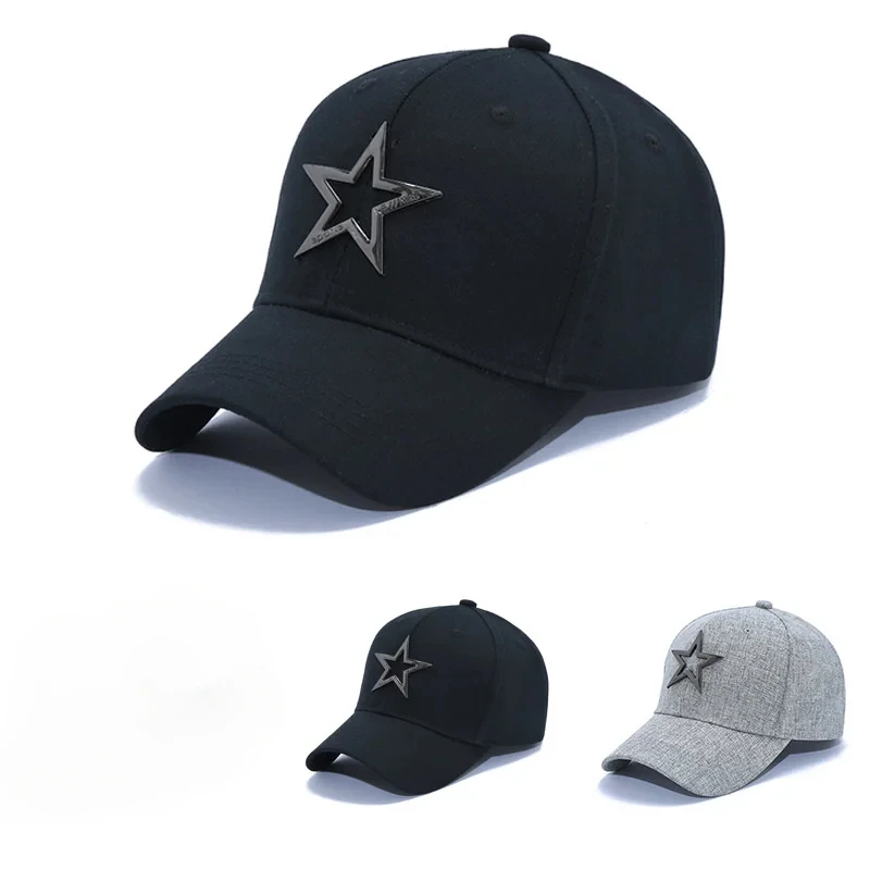 

Unisex Cotton Baseball Caps for Men Women with Star Snapback Peaked Cap Sunshade Hat Men Golf Hat Gorras Gorras Hombre