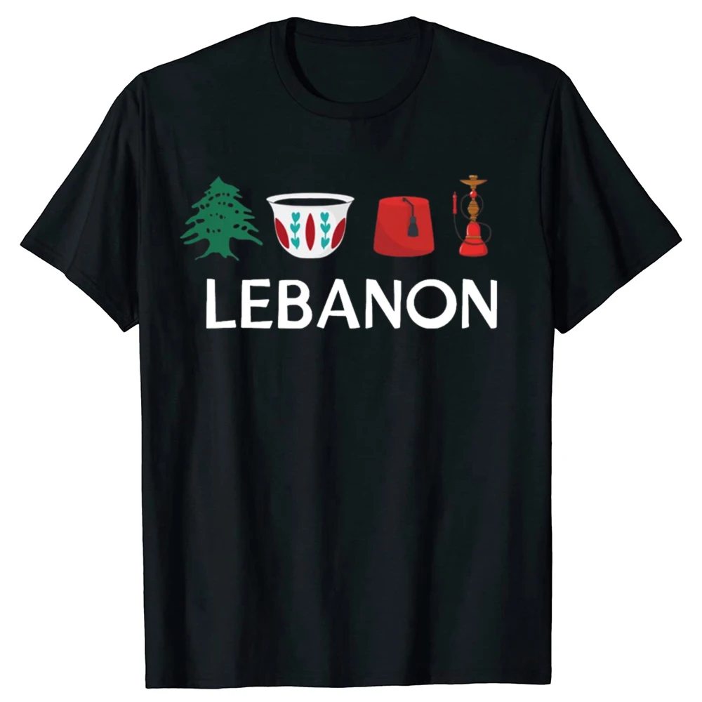 

2025 new model Lebanon T-Shirt Cotton Unisex with Lebanese Cultural Arabic Heritage Gift Casual Streetwear for Midd