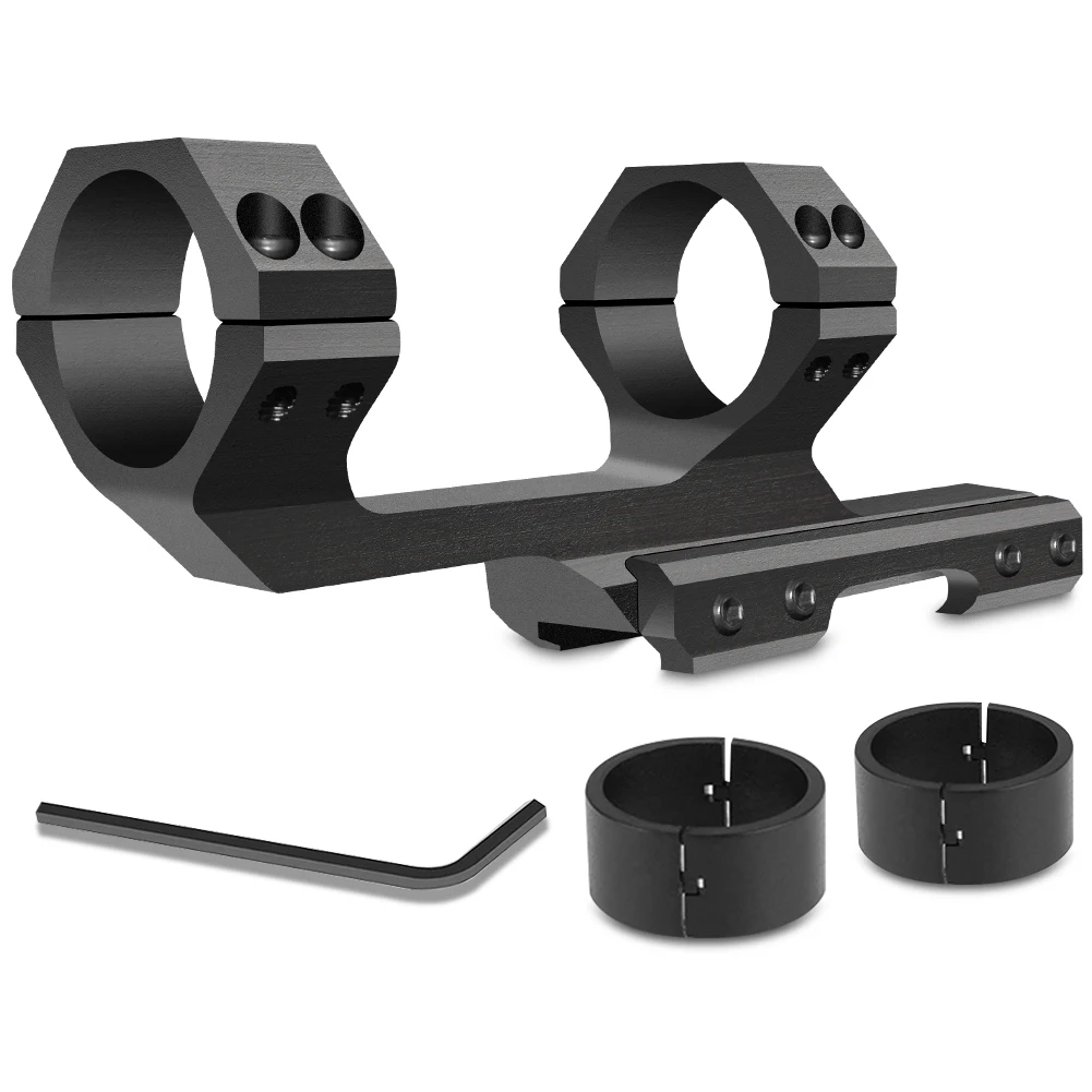 UniqueFire Dual Ring Scope Mount Cantilever Mount, 30mm / 25.4mm 1\