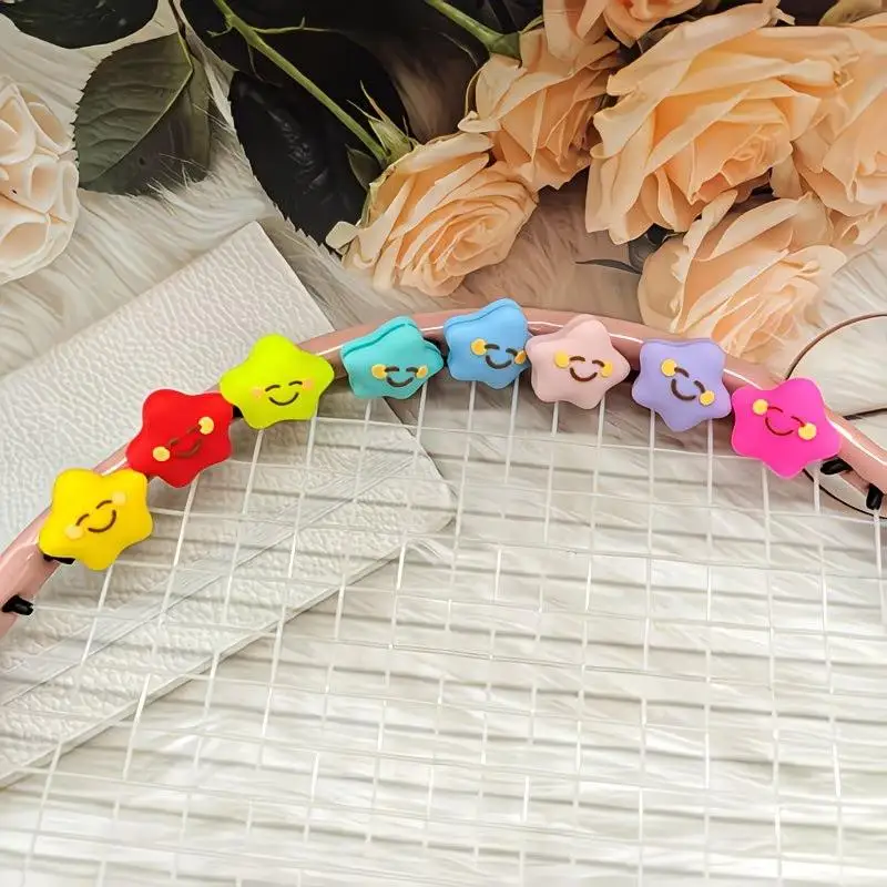 【OD】Silicone Tennis Racket Vibration Damper Star Style Shock Absorption Multicolor Double-Sided For Tennis Badminton Enthusiasts view 4