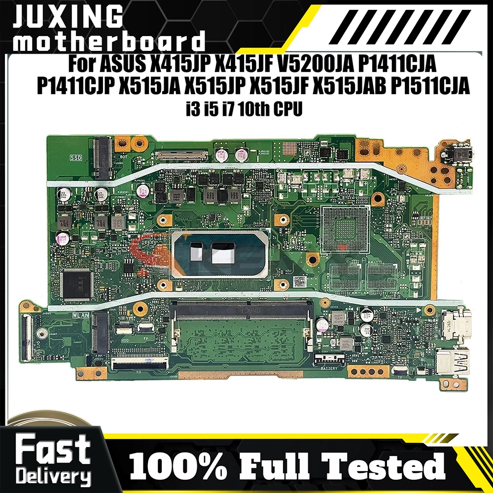 

X415JA For ASUS VivoBook 14 X415 X415JA X413JA X416JA X415JF X415JP Laptop Motherboard Laptop Mainboard