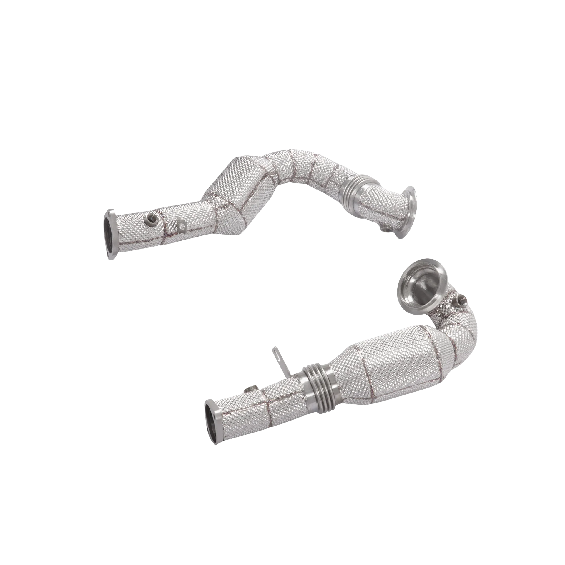 

YT 304 Stainless Steel High Flow Catted Downpipe for BMW 740 740i/740Li F01 F02 N54 3.0T Sport Exhaust Cat Downpipes