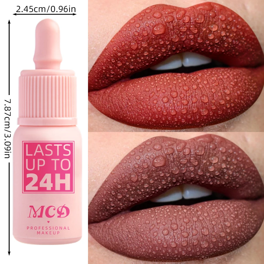 Lucidalabbra opaco a 19 colori Rossetto liquido nudo Tinta labbra impermeabile a lunga durata Trucco labbra rosso nero Smalto labbra Cosmetici coreani