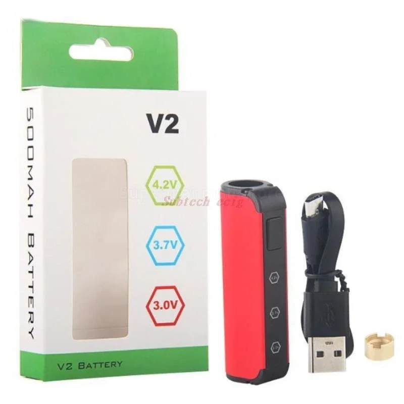 Cigarrillo electrónico Beleaf V2 Mini vape Pen, Voltag Variable, batería de 450mAh para aceite grueso, Caritridge Carts, Vaper Smoke pod