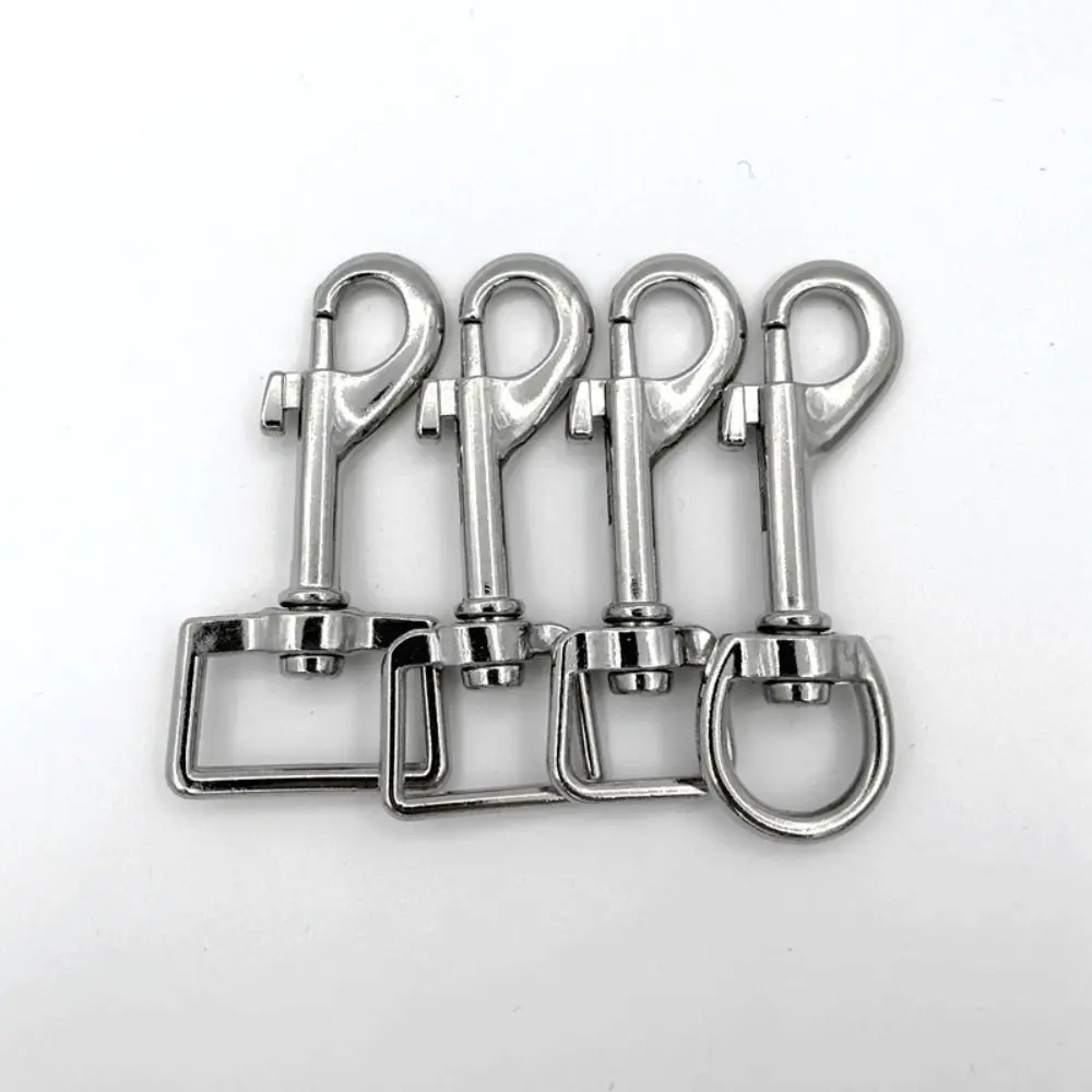 

4 шт., высококачественный вращающийся карабин из цинкового сплава, аксессуары для багажа, триггерные зажимы, тяговые пряжки, кожаный ремешок