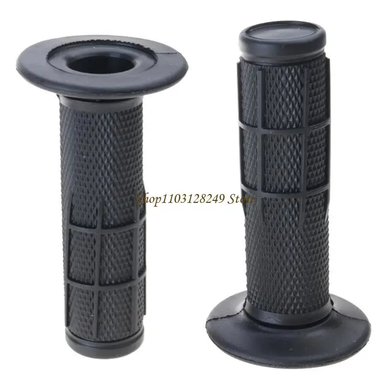 N5KD 1 Pair Motorbike Handle Bar Grips Handle Grips Universal Rubber Handlebar Grips