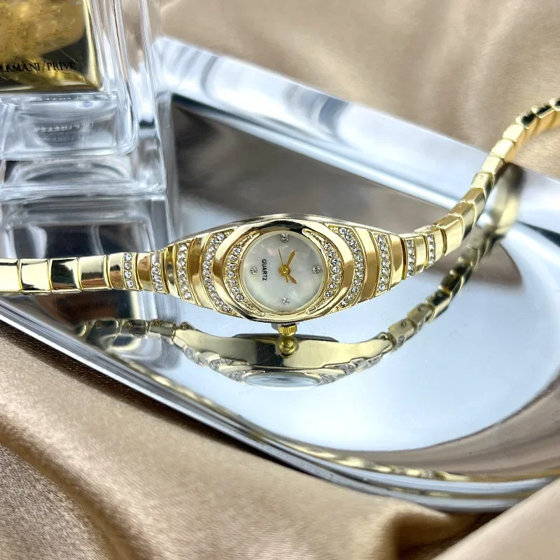 

Elegant Women Watches Fashion Rhinestone Ladies Quartz Watch Bracelet Wristwatches Reloj Mujer