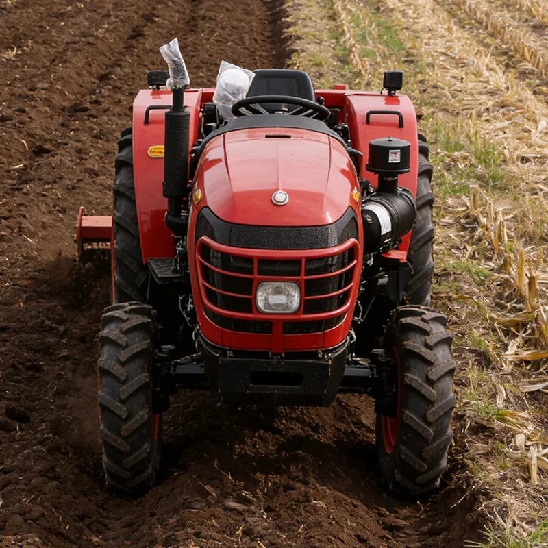 Customized Small Wheel Type Rotary Tiller Farm Micro Cultivator for Four Wheel Diesel Tractor Compatible with Various Attachment