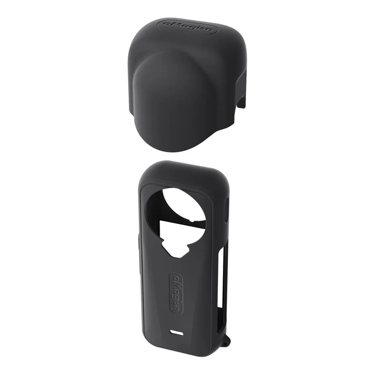 A41T AMAGISN Full Body Protective Case for Insta360 X4 Air Portable Shockproof Dustproof Silicone Cover with Lens Cap