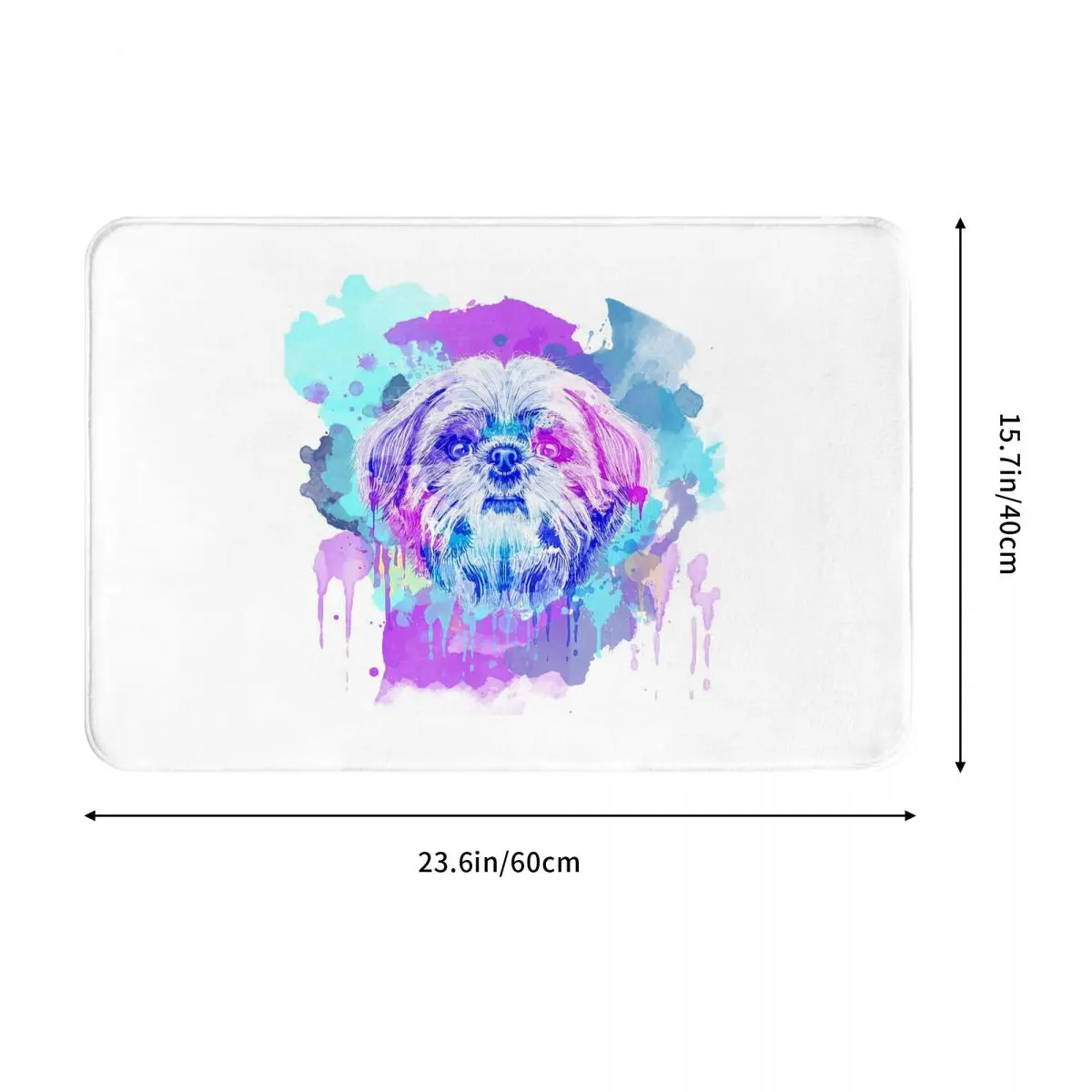 Dog Lover Shih Tzu Crest Doormat Cushion Carpet Rug Kitchen Entrance Home Floor Mat for Living room Footpad Mats