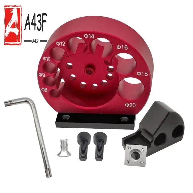 

A43F-регулируемая дрель для изготовления дюбелей 8 мм-20 мм с твердосплавными лезвиями, деревообрабатывающая электрическая дрель, фрезерный дюбель, вспомогательный инструмент, черный