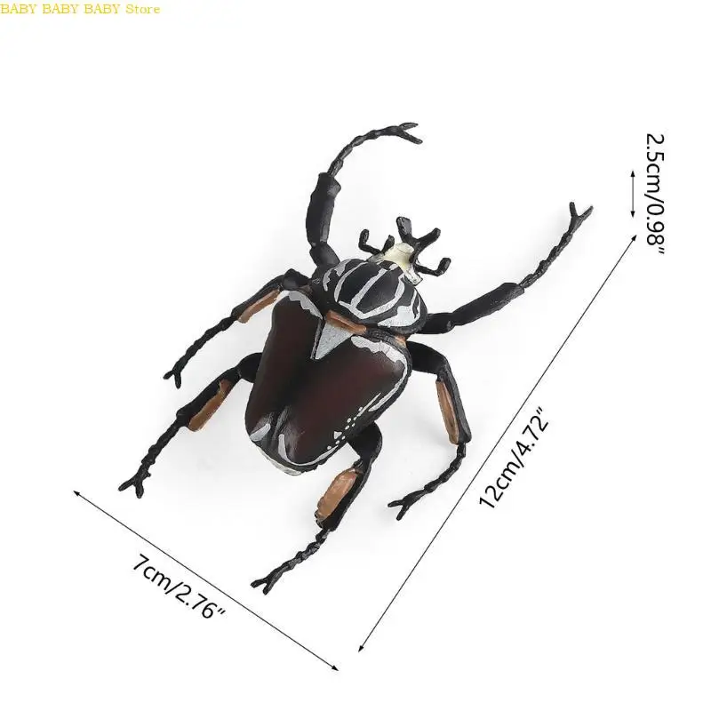 Q81A Spiders Scarab Toy Perfect for Role Playing and Pretend Play Hand Painted Figurine Scarab