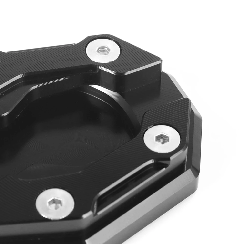 Suporte Lateral de Alumínio Universal para Motocicleta, Extensor de Pé, Placa de Apoio para Modificação de Motocicletas