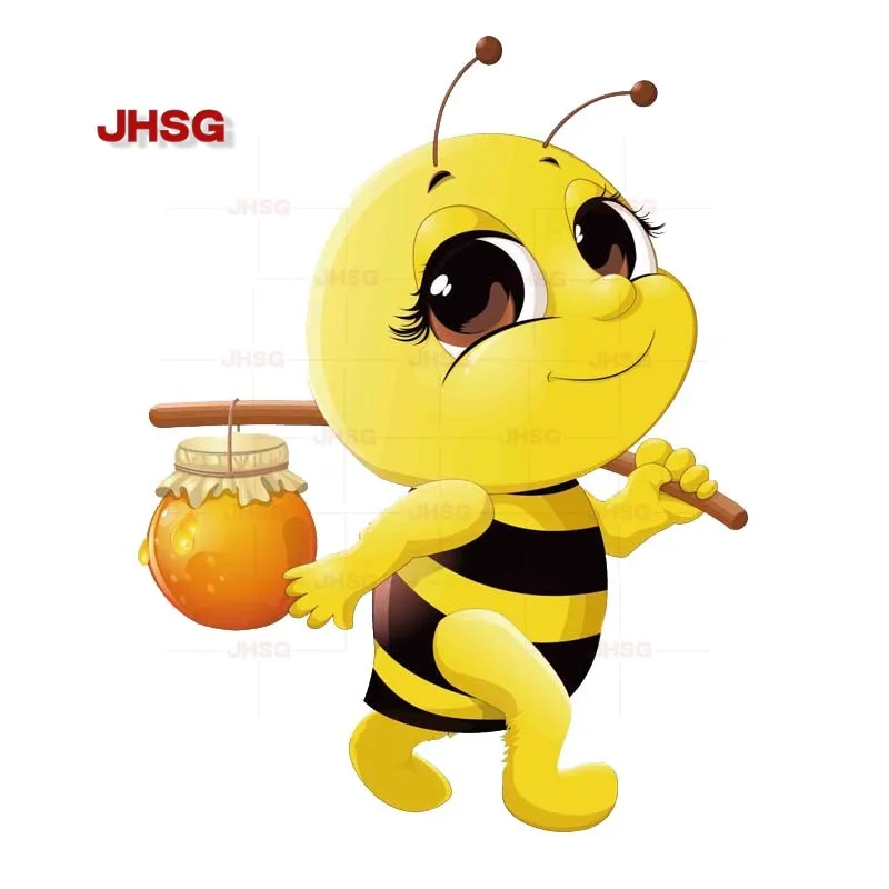 

Personalized PVC Decal Bee Making Honey Waterproof Car Motorcycle Accessories on Laptop Motorcycle Decoration Decorative Sticker