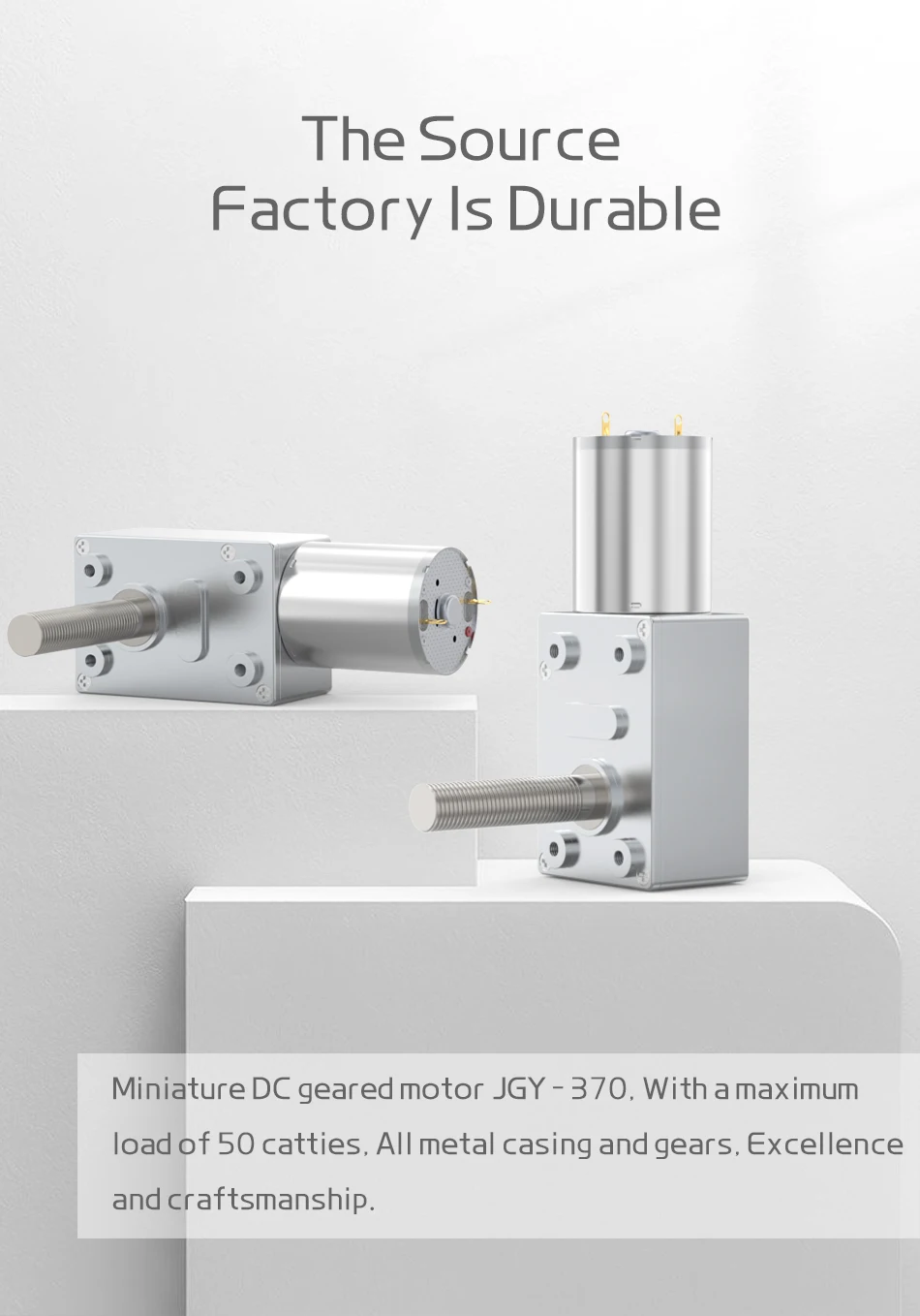 JGY370-M8 Miniatur-Gleichstrom getriebe motor 6V/12V/24V/1 U/min ~ 375 U/min Turbinen schnecke Gleichstrom getriebe motor Drehzahl einstellbarer selbstsicher nder kleiner Motor – Detail 7