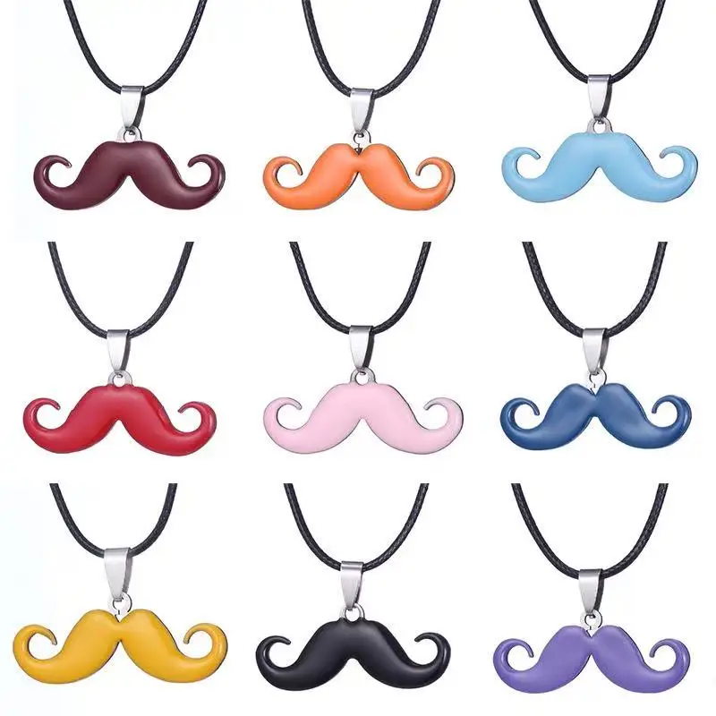 

Hot Sale Stainless Steel Cute Classic Beard Pendant Necklace for Women Fashion Accessories Y2K Jewelry Party Gift Daily Wear