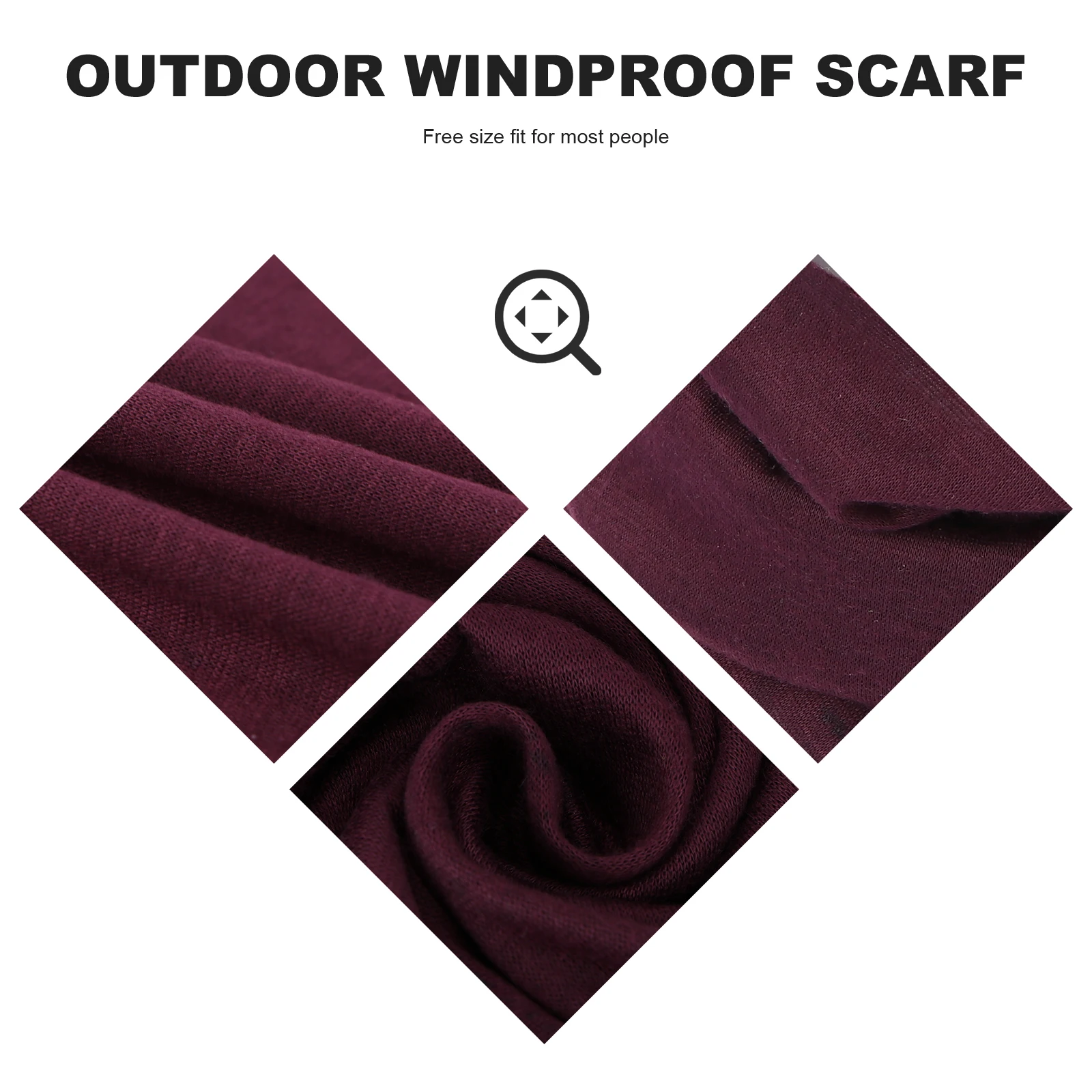 

12pcs Outdoor Multifunctional Neck Gaiter Lightweight Breathable Uv Protection Warm Scarf For Cycling Ski Snowboard Sports Face
