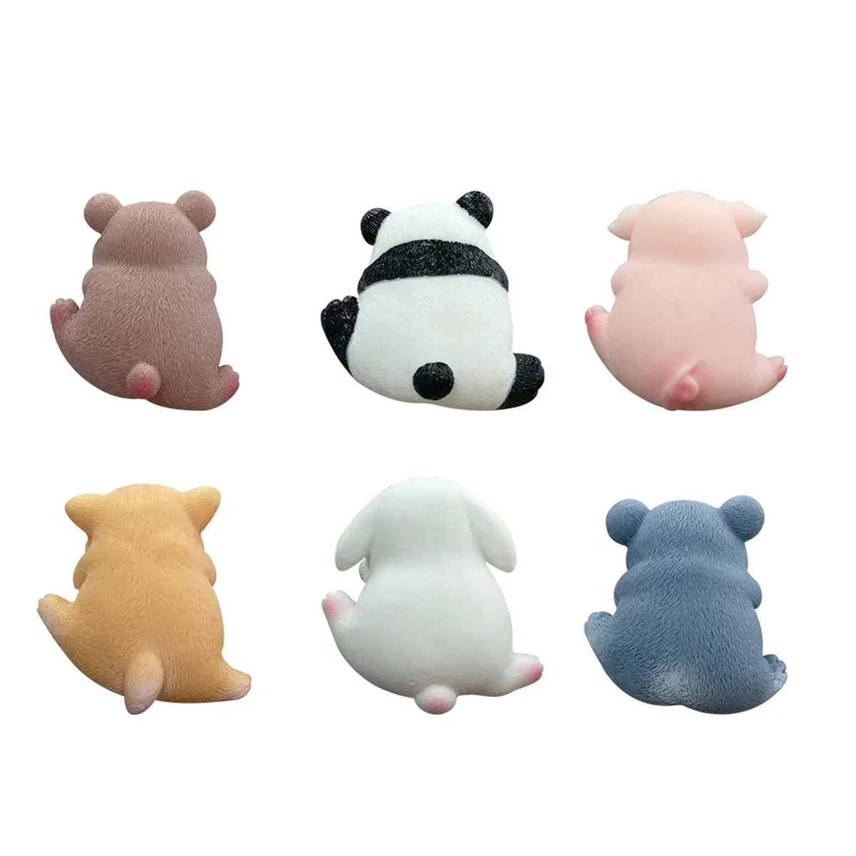 1pcs Monitor Decoration Cute Cartoon Animal Car Ornament Auto Interior Dashboard Computer Monitor Screen Accessories For Gifts